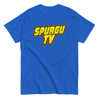 Spurgu-TV | T-paita logo keltainen