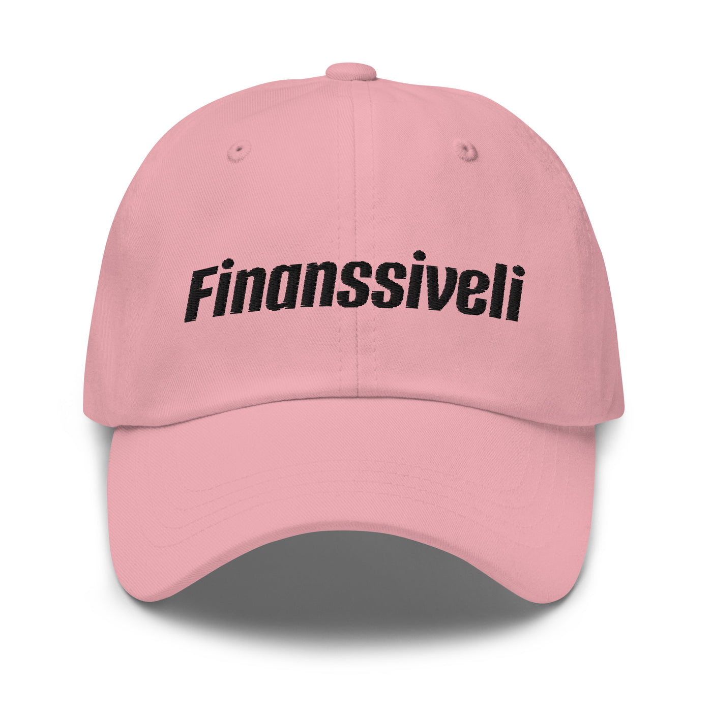 finanssiveli pinkki lippis