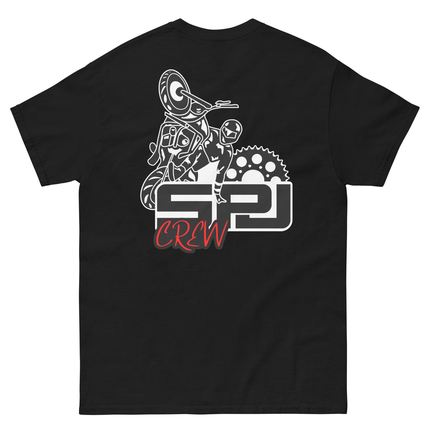 SPJ Crew | T-paita logolla | Musta