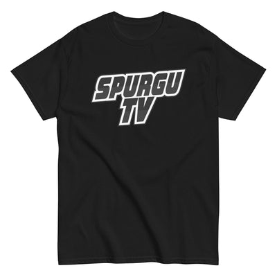 Spurgu-TV | T-paita logo musta