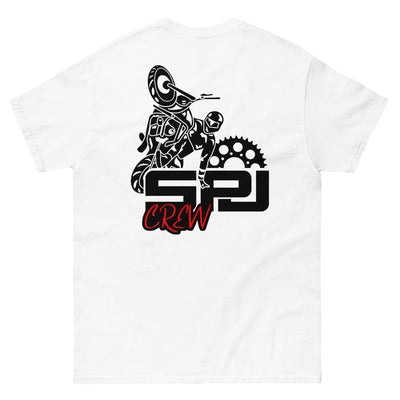 SPJ Crew | T-paita logolla | Valkoinen