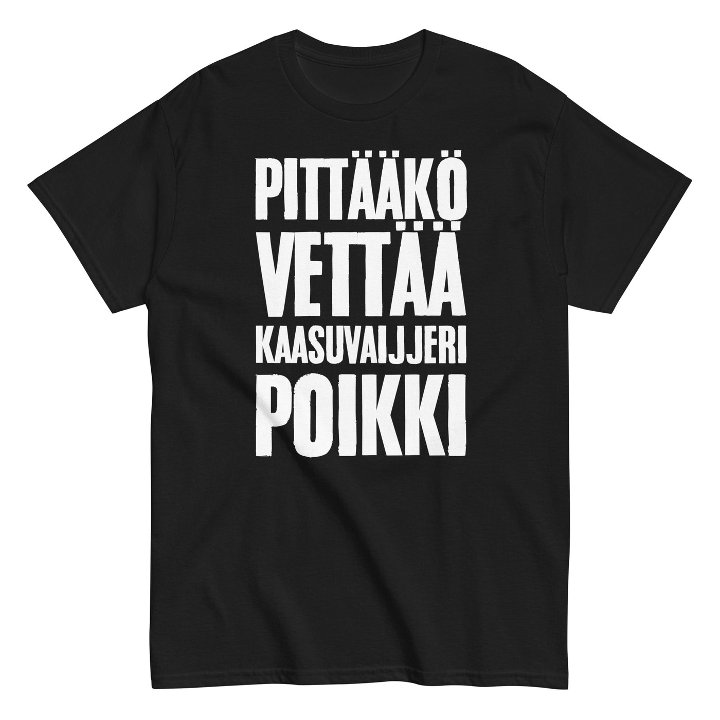 Allu | T-Paita Pittääkö Vettää Kaasuvaijeri Poikki