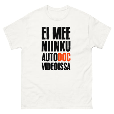 Allu | T-Paita Ei Mee Niinku Autodoc Videoissa