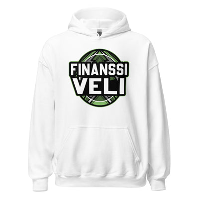 Finanssiveli | Huppari tekstilogolla | Finanssiveli