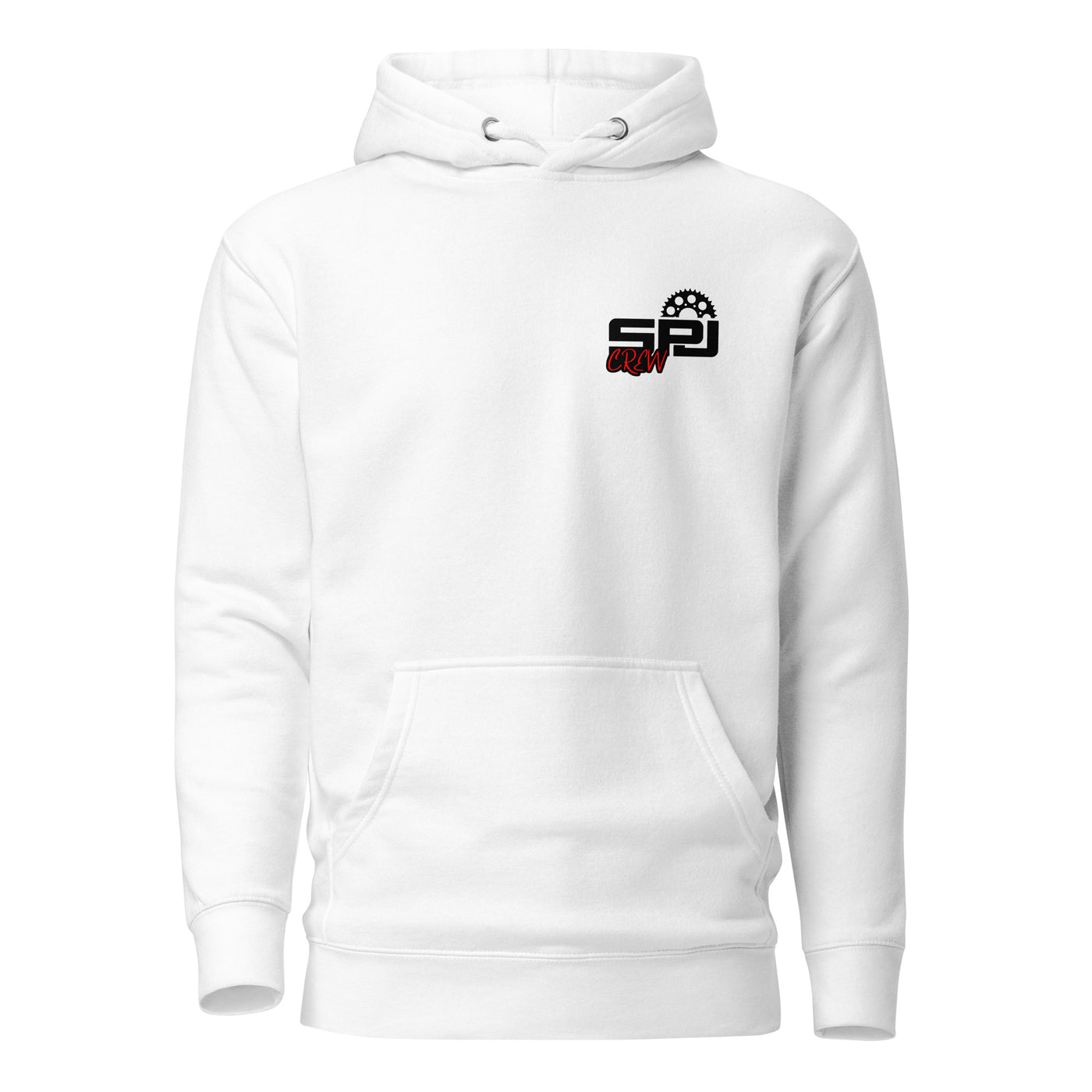 SPJ Crew | Huppari logolla | Valkoinen